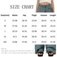thumbnail image 3 of WTOBBY Women's Relaxed Fit Boyfriend Jeans, High Waist Wide Leg Stretch Denim Pants with Elastic Waistband and Functional Pockets, Comfortable Loose Trousers for Daily Use,Blue 2XL, 3 of 8