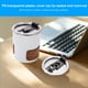 thumbnail image 4 of Vaso de acero inoxidable para camping de 300 ml con funda y tapa de madera | Termo de grado alimenticio 304 para café, bebidas frías y cerveza | Imprescindibles para actividades al aire libre,, 4 of 9