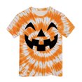 thumbnail image 4 of Qopobobo Halloween Shirts Kids Halloween Shirts for Girls Graphic Tshirts Short Sleeve Tee Size 10-11 Years(Yellow, 10-11 Years), 4 of 5