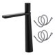 thumbnail image 4 of Grifo de baño con temperatura ajustable para lavabo de cocina o RV negro largo, 4 of 8