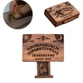 thumbnail image 1 of Pizarra en miniatura con cajón para ouija, madera, color marrón, 1 of 7