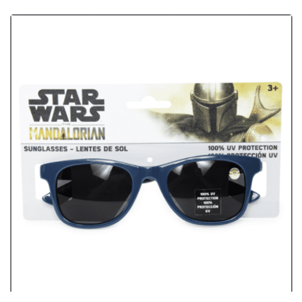 NEW Star Wars The Mandalorian Boys Silver 100% UV Protection Sunglasses Age 3 