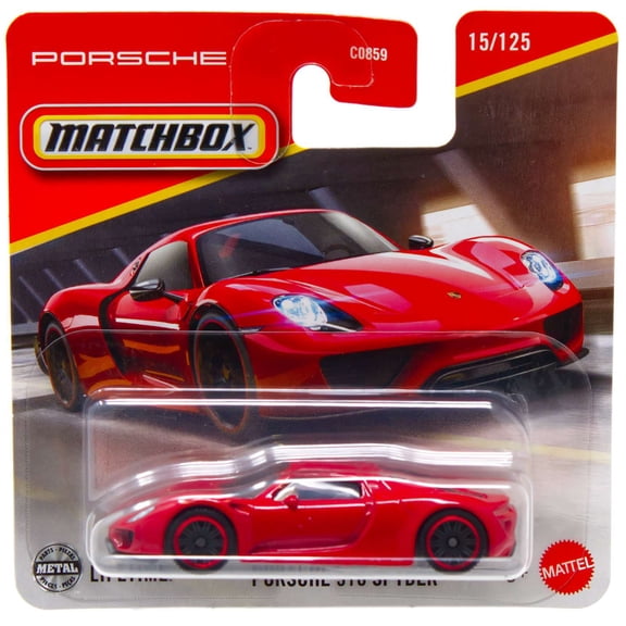 Matchbox Porsche 918 Spyder Diecast Car