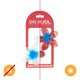 thumbnail image 1 of DelSol Pinzas de cabello Pinzas para el cabello que cambian de color - Color Splash Plumeria Blue to Red 1 Pair DelSol DelSol Pinzas de cabello 1 Pair, 1 of 1