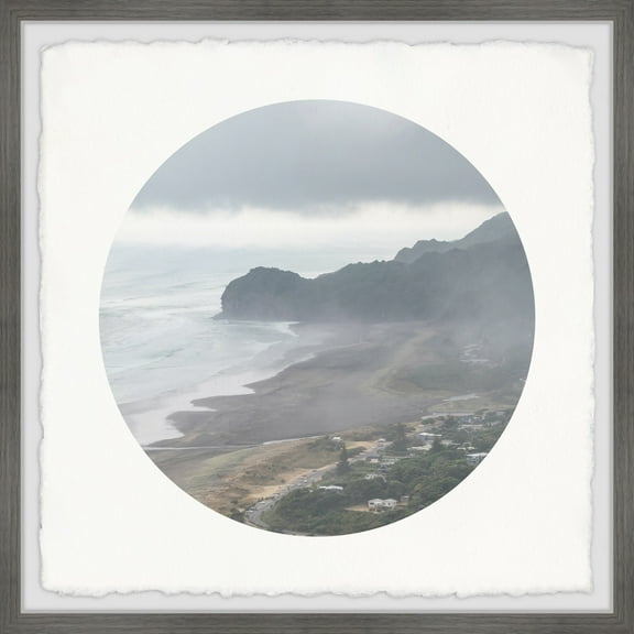 Marmont Hill Foggy Coast Framed Wall Art