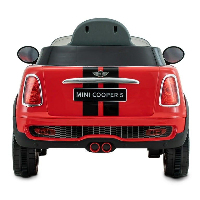 Rollplay Kids Electric Powered MINI Cooper S 6 Volt Toy Car Ride On Vehicle Red Walmart