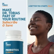 Dr. Tobias Dr. Tobias Probiotics 30 Billion, 10 Strains, 30 Billion CFUs, Targeted Release Probiotics for Digestive Health, Shelf-Stable Probiotics for Women & Men, Non-GMO, 30 Capsules, 30 Servings