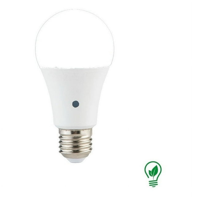 Foco Led Con Fotocelda Estevez 9w Luz Fría E26