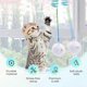 thumbnail image 4 of Hanging Spring Plush Cat Toy Ball, Hanging Cat Toys for Indoor Cats with Bell, 4 of 5