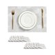 thumbnail image 1 of Juego de 12 manteles individuales Leetaltree, blancos, resistentes al calor y antideslizantes, 1 of 9
