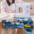 thumbnail image 4 of HELLHERO Sewing Machine Mat Beautiful & Practical Fusion Storage Fabric Polyester for Most Sewing Machines for Wife Mom Travelling Marble Pattern, 4 of 5