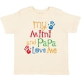 thumbnail image 3 of Inktastic Mimi and Papa Love Me Boys or Girls Toddler T-Shirt, 3 of 5