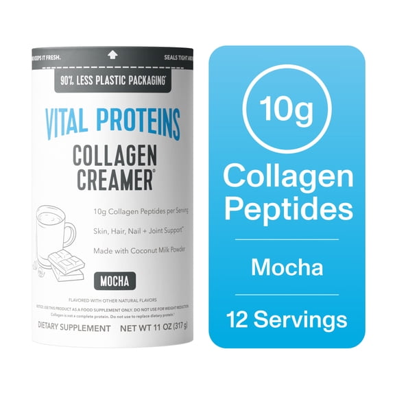 Vital Proteins Collagen Creamer, Mocha Powder Flavor, 11.2 oz