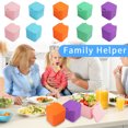 thumbnail image 2 of Silicone Bear Bunny Dips Containers Salad Dressing Container Condiment Snacking Box with Lids Food Safe Lunchbox Organizer for Kids, 2 of 7