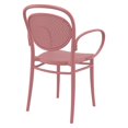 thumbnail image 7 of Compamia Marcel XL Resin Outdoor Arm Chair Marsala, 7 of 7