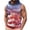 Dark Blue, variant on Usa Flag Hooded Tank Tops for Men Patriotic 1776-2026 Lightweight Gym Hoodies Sleeveless Fashion Muscle Shirt Athletic Bodybuilding Clothes Wine 2XL