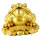 thumbnail image 3 of Oro Feng Shui Chino Decoración Dinero Sapo Moneda Rana Estatuilla - # 6 .5x6cm Oro Sunnimix Decoración de Feng Shui chino, 3 of 5