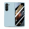 thumbnail image 2 of Case for Samsung Galaxy Z Fold 6 Skin-Friendly Folding Case, Slim Rugged PC Cover with Screen Protective Film, Full Coverage Shockproof Anti-Scratches Case for Samsung Galaxy Z Fold 6,Skyblue, 2 of 7