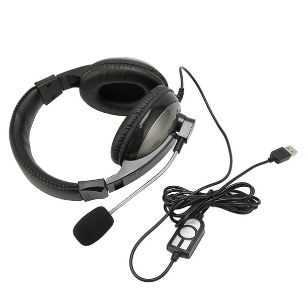 Auriculares Para Juegos, Auriculares Para Juegos De Alta Fidelidad, Control De Cables, Reducción De Ruido USB, Volumen Ajustable Para Juegos