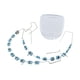 thumbnail image 5 of Decoraciones de dientes temporales con soporte de metal gancho para estudiantes con estuche con azul claro, 5 of 8