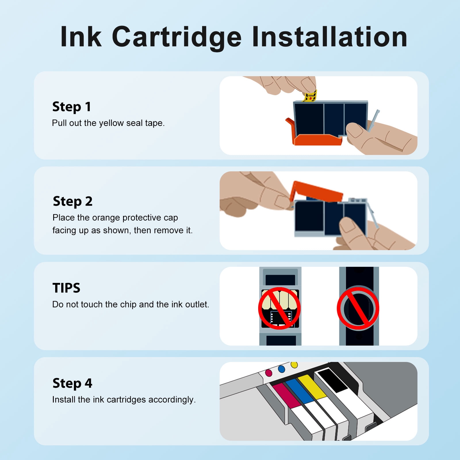 910XL Ink Cartridge Color 3-Pack Compatible for 910XL 910 XL Officejet Pro 8012 8013 8015 8022 8025 8028 8035 8012e 8015e 8022e 8025e 8028e 8034e 8035e Printer Ink (Cyan,Magenta,Yellow)