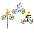 thumbnail image 1 of POINTERTECK Cute 3D Animal on Bike Windmill Wind Spinner Garden Yard Decor, 1 of 1