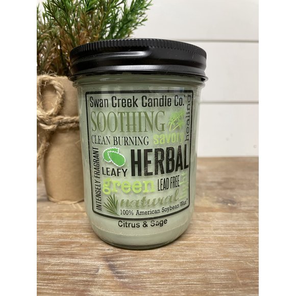 Swan Creek Candle Pantry 12 Oz Citrus & Sage