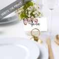thumbnail image 2 of Koyal Wholesale Boho Protea Flowers Place Cards for Wedding Party Tables, Seating Name Place Cards for Holders, 60 Pack, 2 of 5
