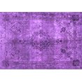 thumbnail image 1 of Ahgly Company Indoor Rectangle Abstract Purple Contemporary Area Rugs, 7' x 9', 1 of 4