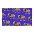 thumbnail image 2 of MKHERT Elephant Doormat Non-slip Bath Mat Floor Mat 30x18 inch, 2 of 3