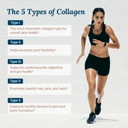 Live Conscious Multi Type Collagen, Skin Hair Nails & Joint Support for Adults, 180 Capsules (2-pack)