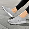 thumbnail image 5 of YOURDIARY Women's Hook & Loop Walking Shoes Lightweight Athletic Sneakers Comfort Casual Shoes, 5 of 7