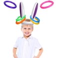 thumbnail image 1 of Newway Easter Toss Games Inflatable Bunny Ears with Rings for Kids Adults Family Easter Fun Games, 1 of 5