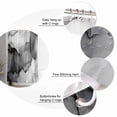 thumbnail image 5 of Abstract Ombre Grey Black Marble Shower Curtain Set ，Waterproof Fabric Shower Curtains Modern Art Shower Curtains for Bathroom,Bathroom Decor 72"x72", 5 of 6