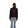 thumbnail image 2 of Scully Western Jacket Womens Leather Ribbed Zip L Black Lamb F0_L1082, 2 of 2