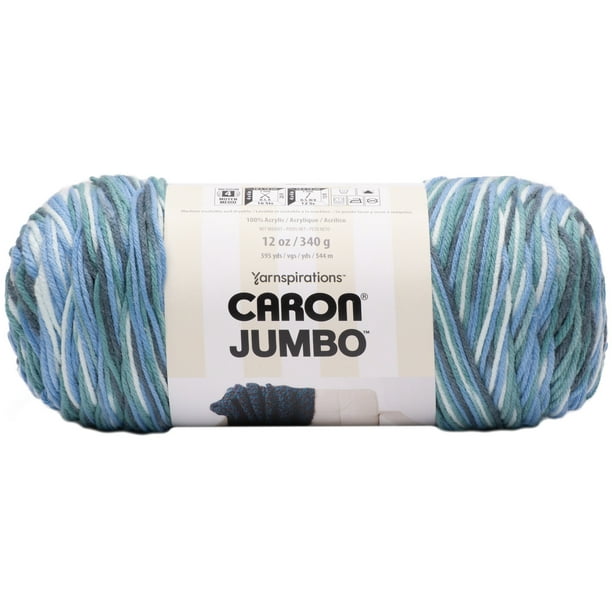 Caron Jumbo Print Yarn-Seafoam 