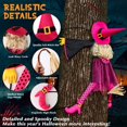 thumbnail image 3 of Decoración de Halloween HOIIOH 53 Crashing Witch divertida, rosa, 3 of 9