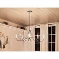 thumbnail image 3 of 52457AVI Kichler Lighting Freesia - 8 Light Linear Chandelier In Homestead Style-18 Inches Tall and 20 Inches Wide-Anvil Iron Finish    -Traditional, 3 of 11