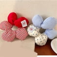 thumbnail image 5 of RUISINERY Elegant Floral Striped Hair Tie for Women Soft Elastic Fabric Headwear Exaggerated Flower Hairs Scrunchies for Students, 5 of 7