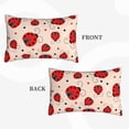 thumbnail image 4 of Balery Red Ladybug Bedding Queen Pillow Cases - Envelope Closure - Soft Brushed Microfiber Fabric - Shrinkage and Fade Resistant Pillow Cases-16"x24", 4 of 9
