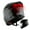 Z LED Glossy Black, variant on 1Storm Motorcycle Youth Kids Street Dirt Bike ATV BMX MX Go Cart Karting Full Face Helmet with LED Tail Light: LED-B15 Matt Black