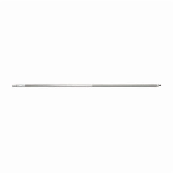 61" Waterfed Broom Handle, 1 1/4 in Dia, White, Aluminum 2991Q5