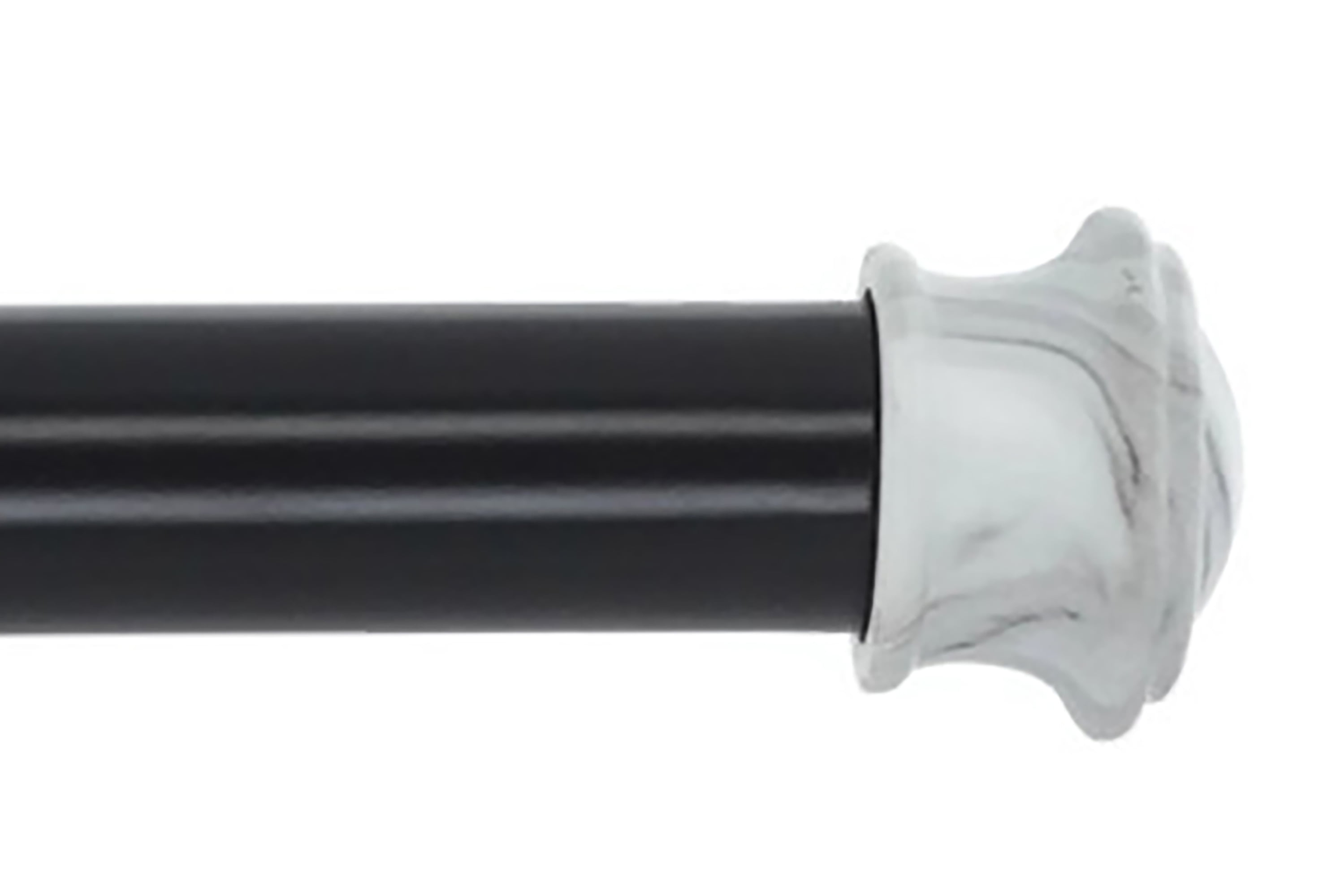 MERIVILLE 1-Inch Diameter Single Window Treatment Curtain Rod, Platani ...