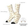 thumbnail image 4 of Disketp Funny Pigs Unisex Crew Socks Lightweight Breathable Ventilation Ankle Socks, Mid-calf socks for Daily, 4 of 6
