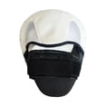 thumbnail image 3 of Almohadilla de entrenamiento para la mano, guante de boxeo curvo con enfoque para boxeo, manopla Blanco negro, 3 of 9