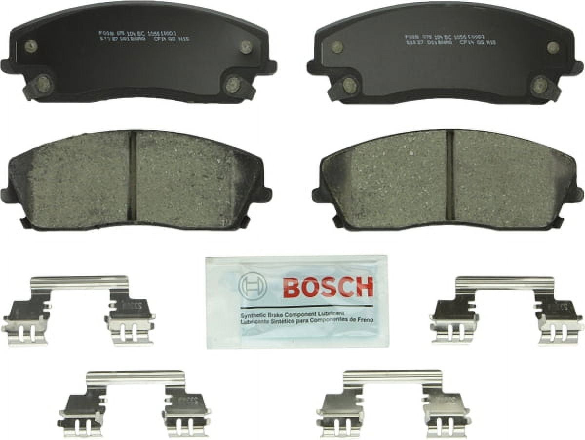 Bosch Quiet Cast Ceramic w/Hardware Brake Pad Set, and Shims Fits select: 2005-2006 CHRYSLER 300C, 2006-2013 DODGE CHARGER