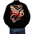 thumbnail image 3 of Men's Velvet Bomber Jacket with Snake Embroidery from Jordan Craig Atelier, 3 of 3
