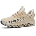 thumbnail image 5 of Women Shoes Slip on Fashion Sport Running Tennis Athletic Walking Shoes Runner Trail Shoes Beige Size 8, 5 of 10