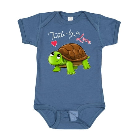 

Inktastic Turtle-ly in Love- Cute Valentine Turtle Boys or Girls Baby Bodysuit