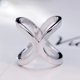 thumbnail image 5 of 6 Piezas Mujer Elegante Cruz Seda Bufanda Clip Anillo Hebilla Bufanda Clip Triple Anillo Metal Perla Flor Clip para Bufanda Ropa, 5 of 5